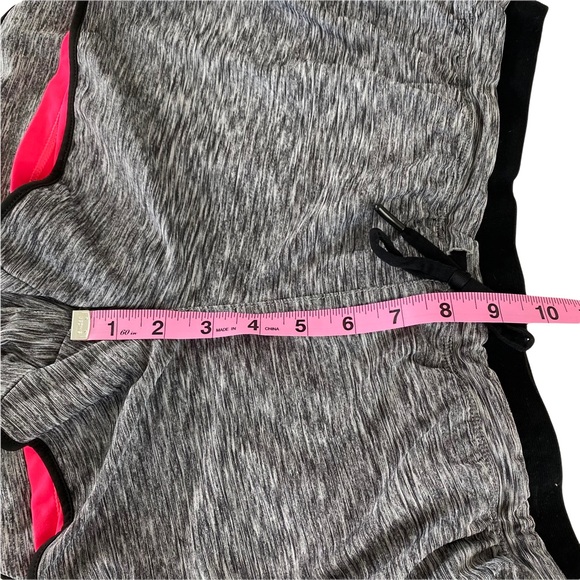 Riboom Woman’s Sz Medium Grey/pink Workout Fitness Running Shorts Double Layer. - Picture 7 of 12